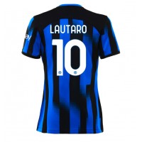 Echipament fotbal Inter Milan Lautaro Martinez #10 Tricou Acasa 2023-24 pentru femei maneca scurta